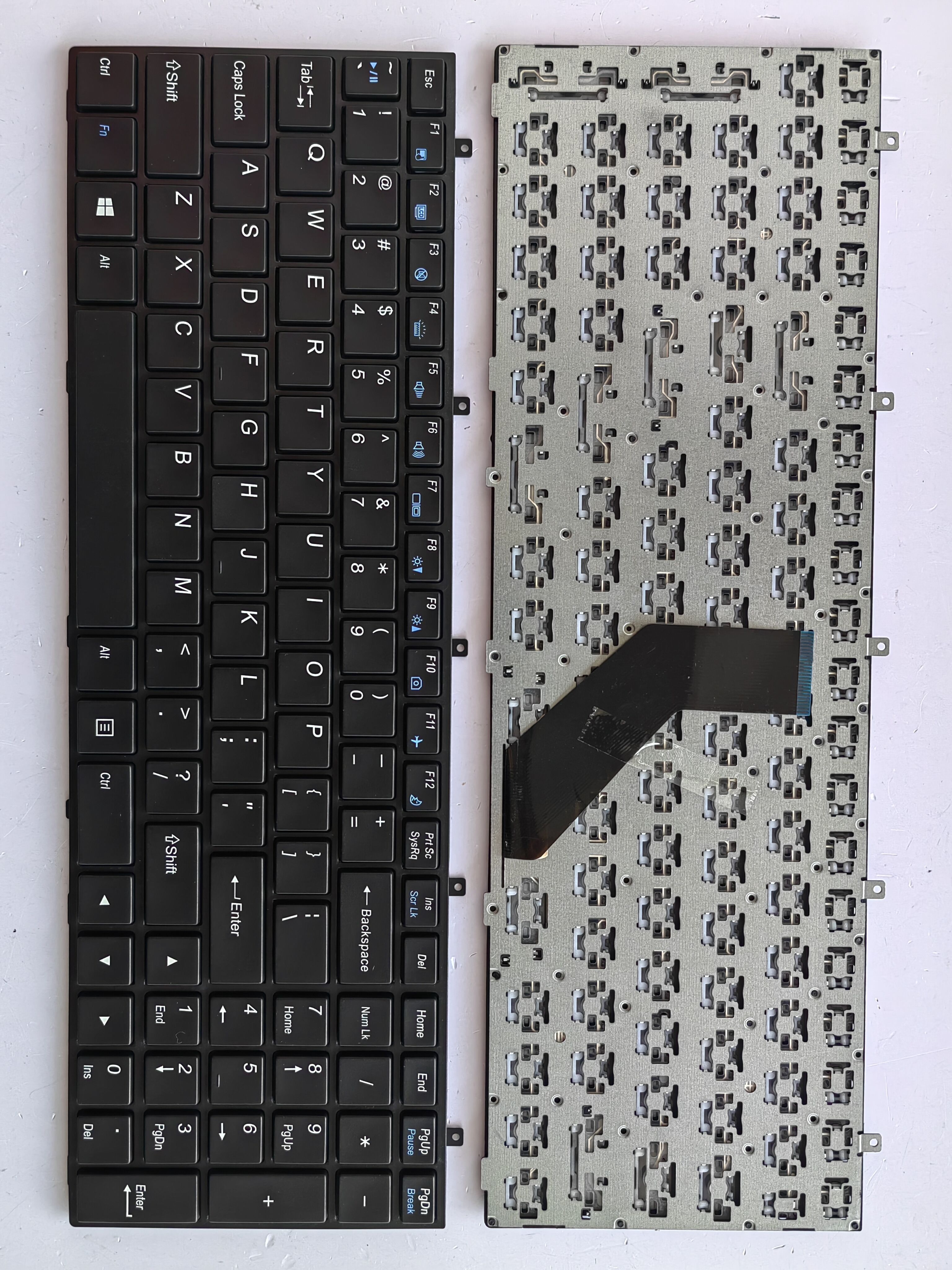 Picture of New Replacement Laptop Keyboard For HASEE W370/W350/K590S/W670 BLACK FRAME BLACK (OEM) US Layout
